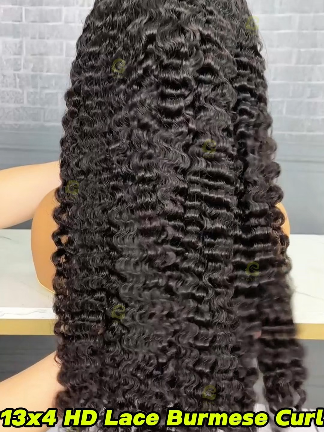 13x4 HD Lace Burmese Curl