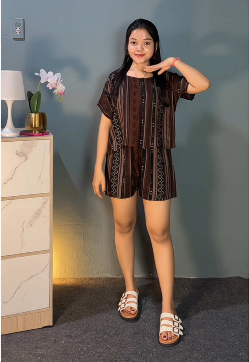 Setelan one set bahan ya lembut #setelanwanita #oneset #bajutidur 