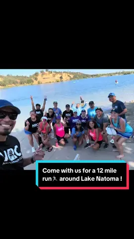 12 mile run 🏃🏻‍♀️ around Lake Natoma 🌊 to kick off Sacramento Running Week!  #sacramento #runclub #natomasrunclub #Running #halfmarathontraining  
