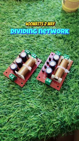 400 watts 2 way dividing network #400wattsdividingnetwork #dividingnetwork #crossover 