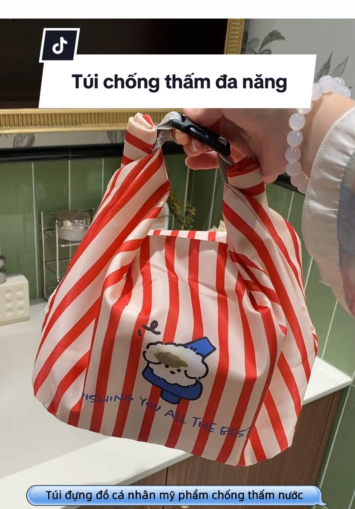 Túi chống thấm đựng đồ đa năng #tuichongnuoc #tuidulichgapgon #tuidungmypham #decorsiuxinh 