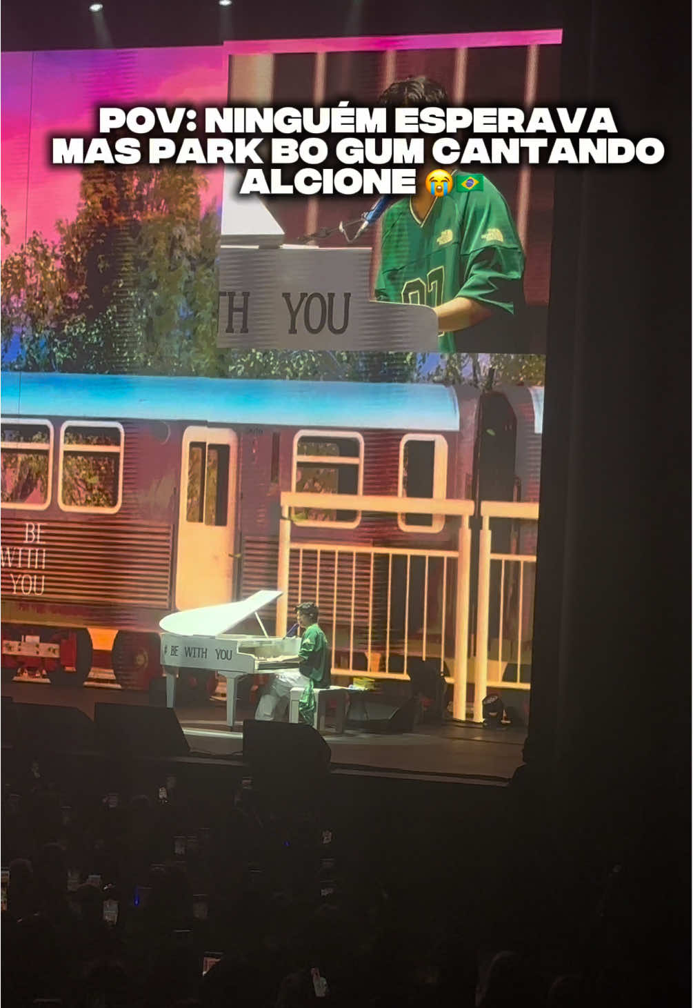 Ele cantando em português foi a coisa mais bonitinha que vcs vão ver 😭 #parkbogum #doramascoreanos #fanmeeting #doramaniacas 