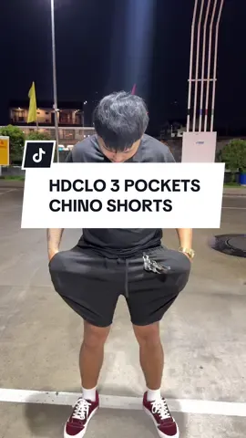 Tingnan niyo naman kung gaano ka STRETCHABLE tong 3 POCKETS CHINO SHORTS ni @HDCLO ‼️💯🔥 #hdclo #chinoshorts #shortsformen #stretchableshort #menshorts 