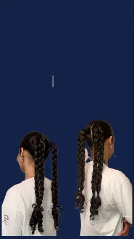 Trendy Two Ponytail Hairstyles Tutorial #ponytail #hairstytutorial #fashion #styleinspo  #fyp 