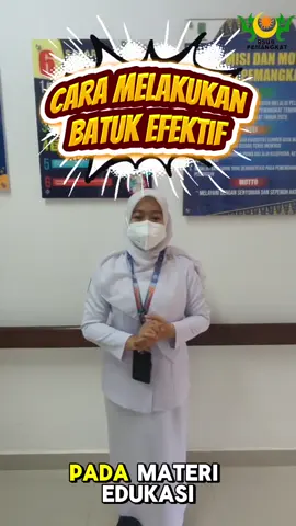 📢Cara Melakukakan batuk efektif Hai Insanak Sehat.. 🖐 Batuk efektif merupakan metode batuk dengan benar dimana energi dapat di hemat sehigga tidak mudah lelah dan dapat mengeluarkan dahak secara maksimal. Tujuan dan Manfaat Batuk Efektif ✅️ Membersihkan jalan nafas  ✅️ Melonggarkan dan melegakan saluran pernafasan maupun mengatasi sesak nafas akibat adanya lendir yang memenuhi saluran pernafasan  ✅️ Mengurangi lelah dan mengeluarkan dahak dengan maksimal Berikut video cara melakukan batuk efektif dari Perawat ruang  ISOLASI RSUD Pemangkat.#kabupatensambas #rsudpemangkat #promkespmk20  #batukefektif 