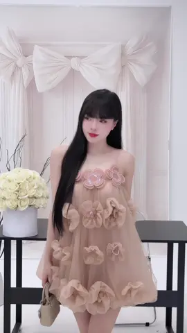 váy baby doll phối hoa cao cấp🎀#trangbaly #trangbalyofficial #xuhuong #xuhuong2025🛍️ #babydoll 