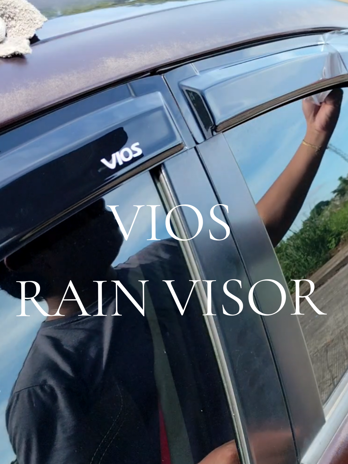 RAIN VISOR FOR VIOS GEN1 TO GEN4 #viosrainvisor #carrainvisor #rainvisorvios #caressentials #caraccessories 