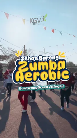 Energy Positif, Sehat dan Seru! Terimakasih untuk semua peseta yang sudah ikut meramaikan Zumba Aerobic bareng di KGV3 hari minggu kemarin. Dari gerakan simple sampai bikin ngos ngosan, semuanya kompak dan penuh semangat🔥 Sampai ketemu di event selanjutnya yaaa! Setiap hari Minggu pagi di KGV 3 Karawang Timur! Siapa nih yang sudah ikut keseruan kita selama ini? Coba komen dan share konten ini ke temen atau kerabat untuk ikut Zumba Aerobic juga yaaa! #perumahankarawangtimur #zumbaaerobic #gratis #kgv3 #karawanggreenvillage3