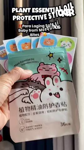 For our baby's protection.🥰#mosquitorepellentsticker #babysprotection #fyp #plantessentialoilsticker 