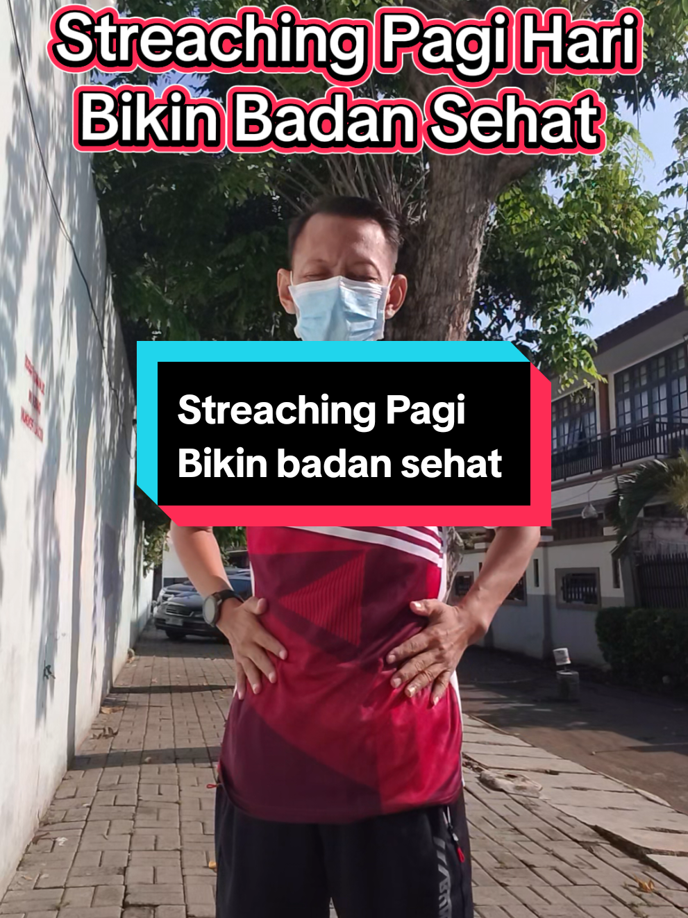 lakukan gerakan streaching pada tubuh anda, tiap pagi tiap hari baik sekali agar tubuh sehat fit  #streaching  #pereganganotot  #olahragapagi  #erwansobatsport  #gerakankesehatan 