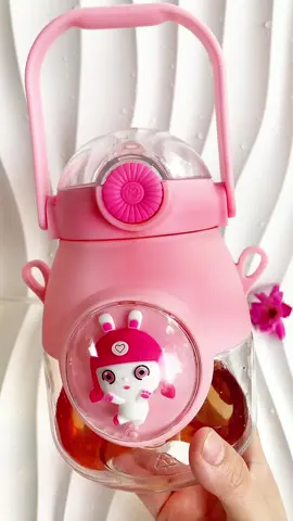 Bình Nước Cô Gái Dễ Thương Có ống hút đẹp #xh #xuhuong #binhnuocchobe #binhnuoc #xh 