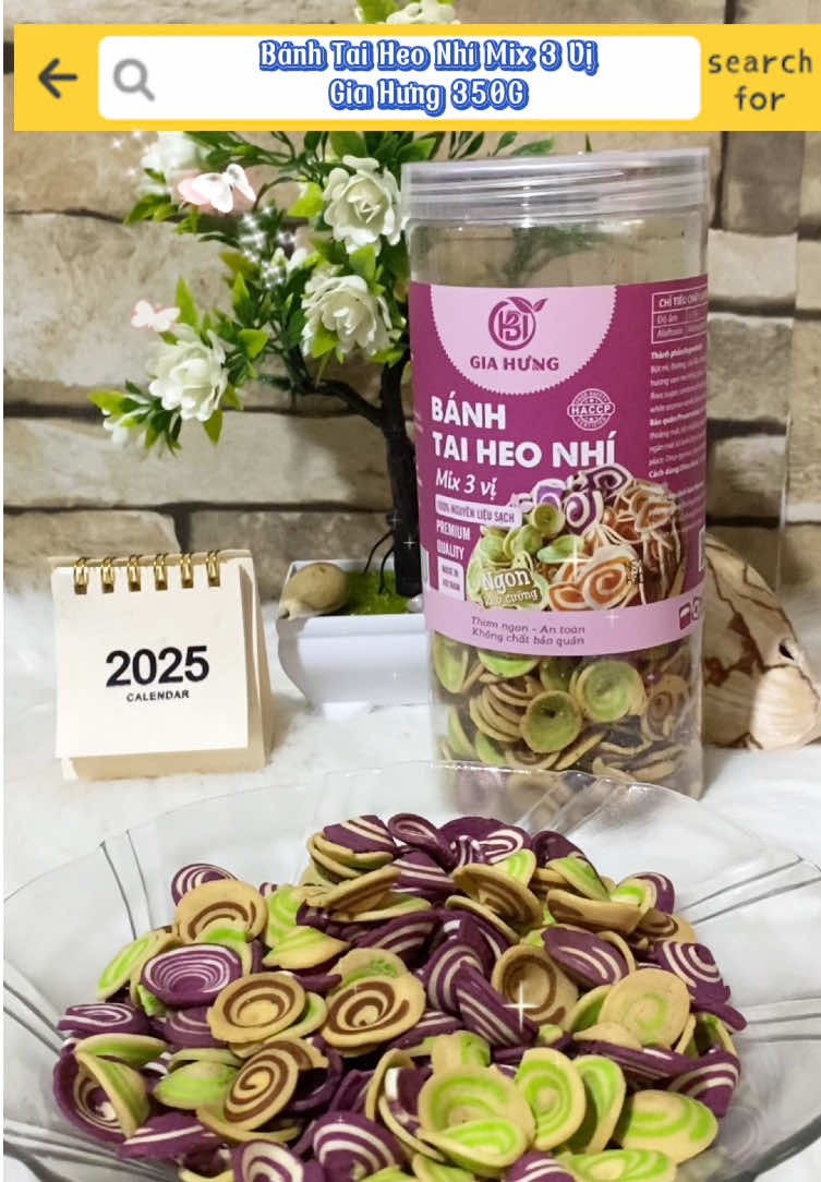 Bánh tai heo , hương vị tuổi thơ, mọi người vào giỏ hàng tham khảo nha . #banhtaiheonhi #banhtaiheo #anvat #xuhuong #yen_review_ 