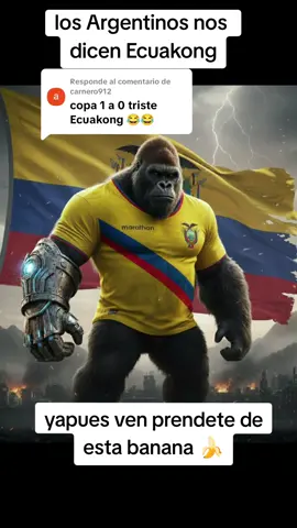 Respuesta a @carnero912 Ecuakong el apodo que nadie pidió pero suena epico 🇪🇨🇪🇨🇪🇨 #fypシ゚ #viral #ecuador #argentina #futbol⚽️ 