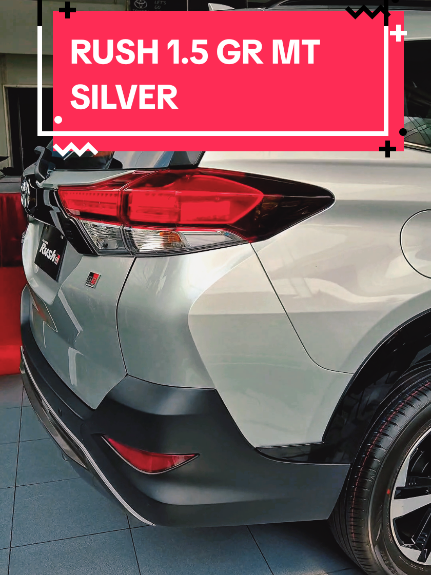Hadir, Rush 1.5 GR MT warna Silver, DP mulai 20 jutaan area Jogja - Jateng #CapCut #toyota #wedding #weddings #jogja 