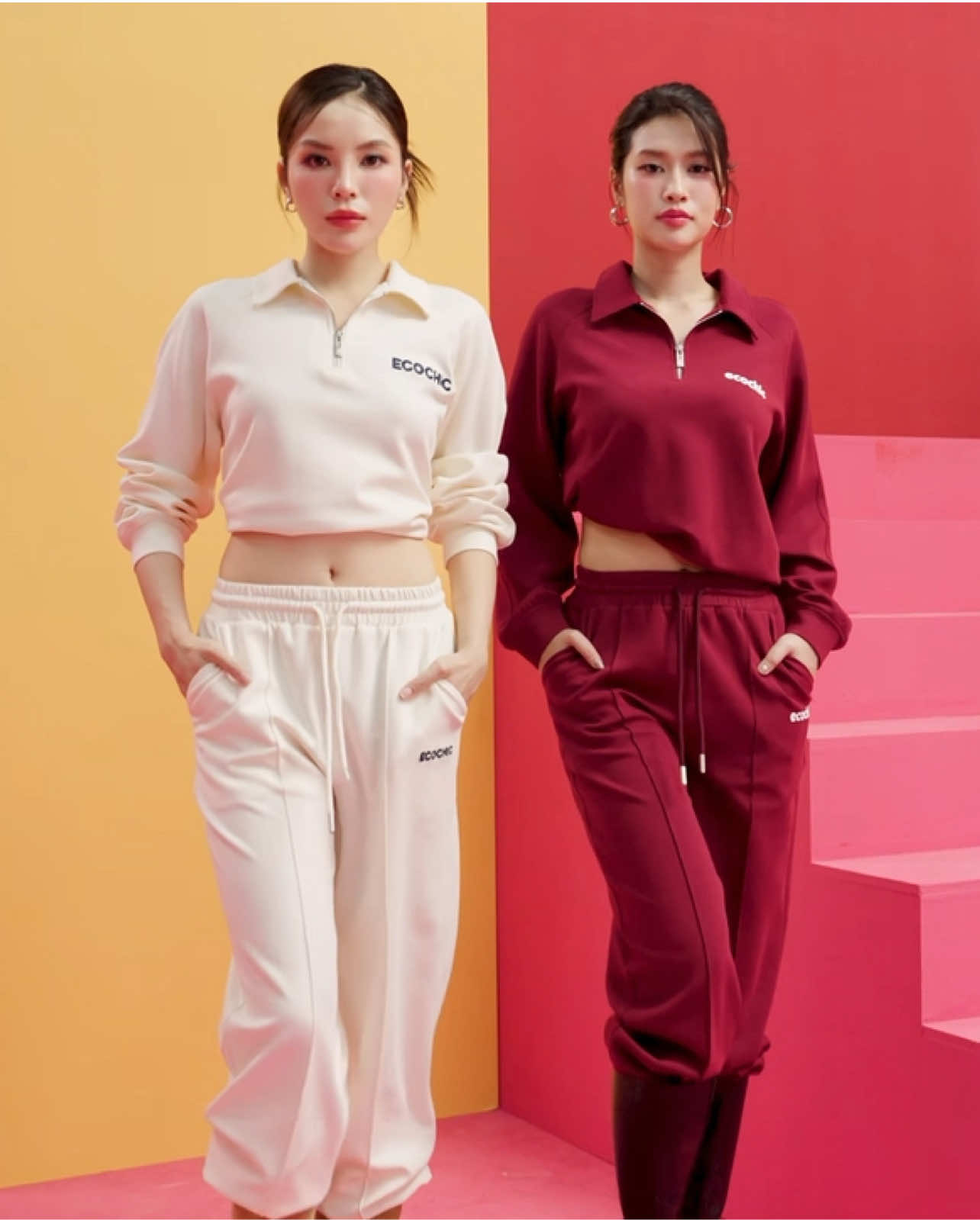 Gấp đôi visual trong 𝐇𝐢𝐠𝐡 𝐂𝐚𝐬𝐮𝐚𝐥 𝟐𝟎𝟐𝟓 🫨 #ecochic #newcollection #highcasual #kyduyen #thienan 
