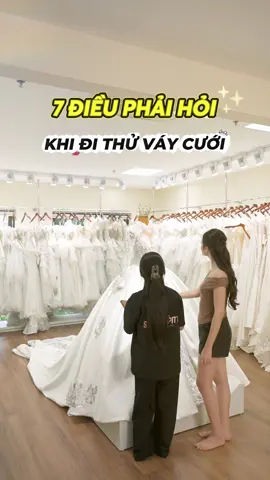 7 lưu ý khi đi thử váy cưới nàng dâu nhớ lưu lại nha #vaycuoi #thuvaycuoi #calibridal 