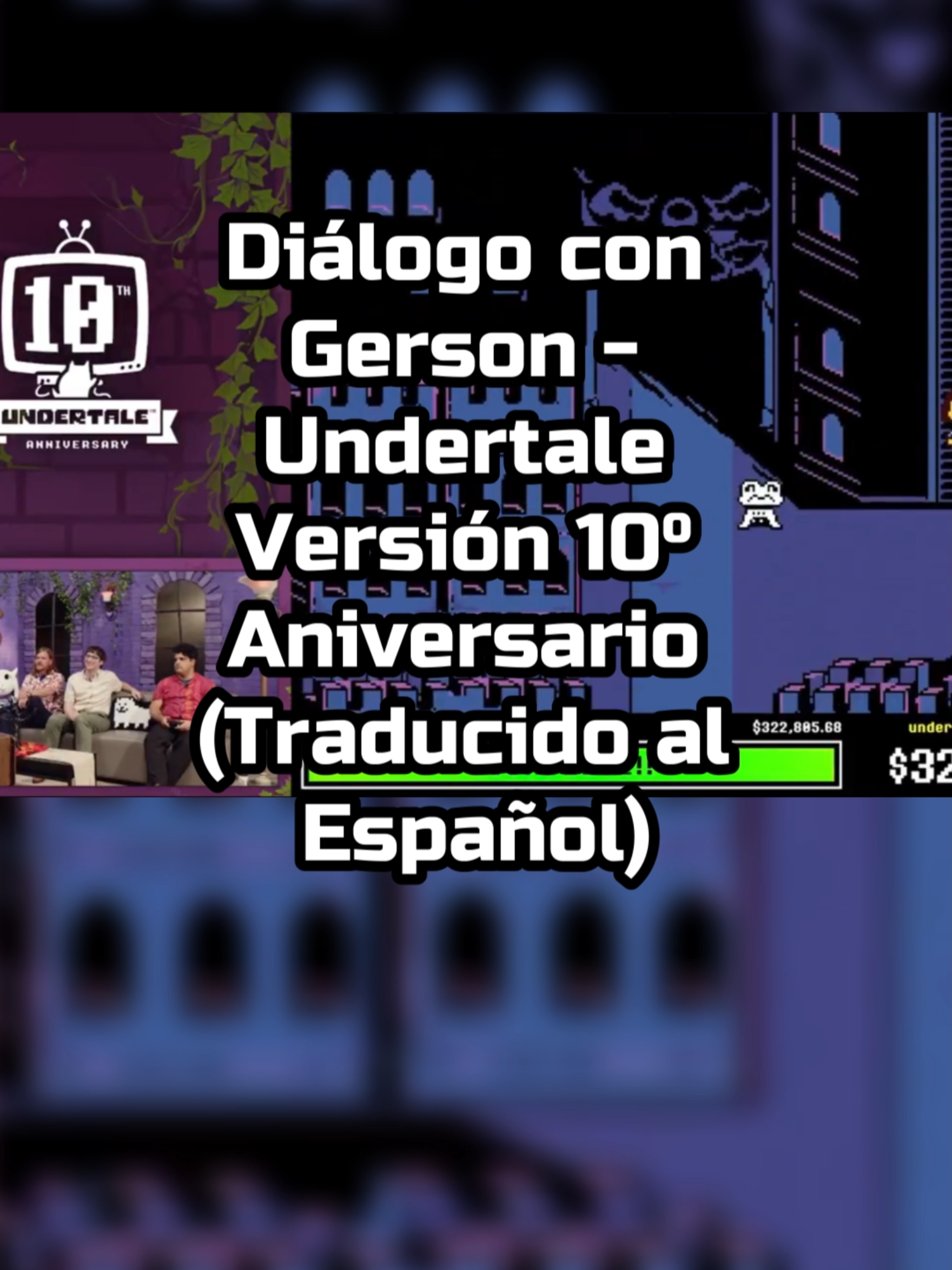 Diálogo con Gerson - Undertale Versión 10º Aniversario (Traducido al Español) #deltarune #undertale #gaming #tobyfox