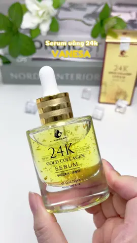 Da căng bóng sáng lên thấy rõ #serumvang24k #vanesa #duongda #lamdepda #skincare 