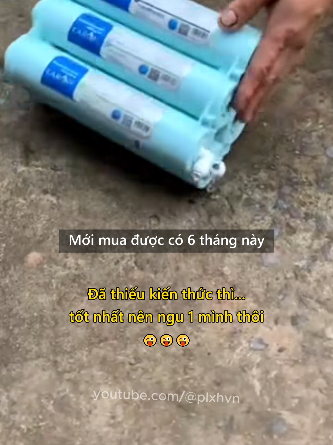 Đã thiếu kiến thức thì...tốt nhất nên ngu 1 mình thôi 😜 #xahoi #canhbao #kienthuc #maylocnuoc #plxhvn #phapluatxahoi