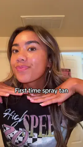 So did I say it was my first time getting a spray tan?! #college #ditl #kingsville #texas #Lifestyle 