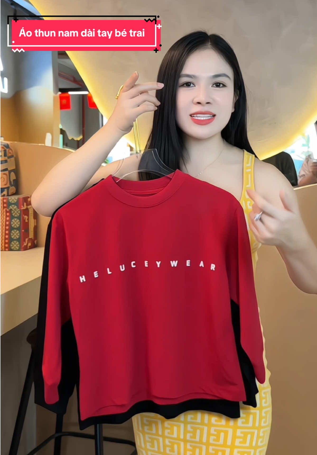 Áo thun nam dài tay bé trai
