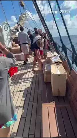 salah 1 kapal global sumud flotila,sedang mengalami kerusakan mesin,semoga cepat teratasi