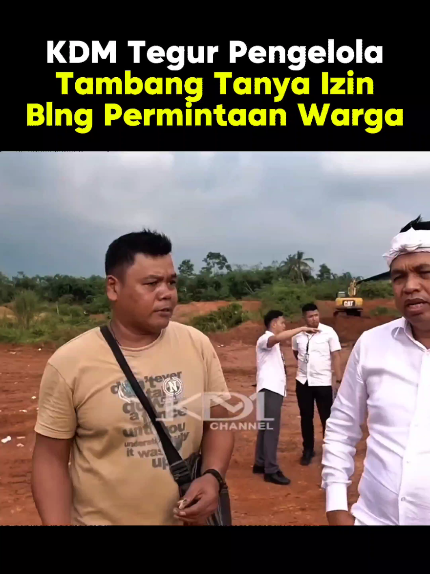 KDM Tegur Pengelola Tambang Lalu Tanya Izin Bilang Permintaan Warga 🥹 Pertanyaannya? Warga Yang Mana? #kdm #dedimulyadi #kangdedimulyadi #bapaaing #subang 