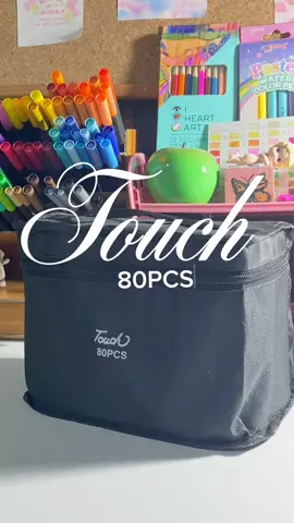 touch markers y'all! 🥰 a gift from my friend baby kailey 🥹🤞🏻💗 #touch #touchmarkers #touch80pcs #markers #fyp 