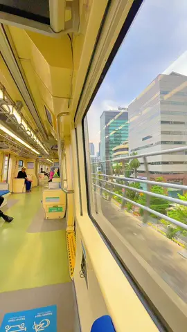 Melihat Jakarta dari jendela Lrt  • • • #jakarta #lrtjabodebek #cityview #foryou #storywa 