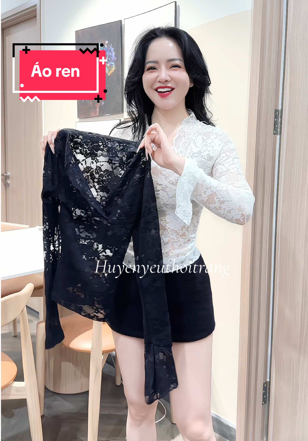 Áo ren xinh nè #xuhuong #ao #aoxinh 