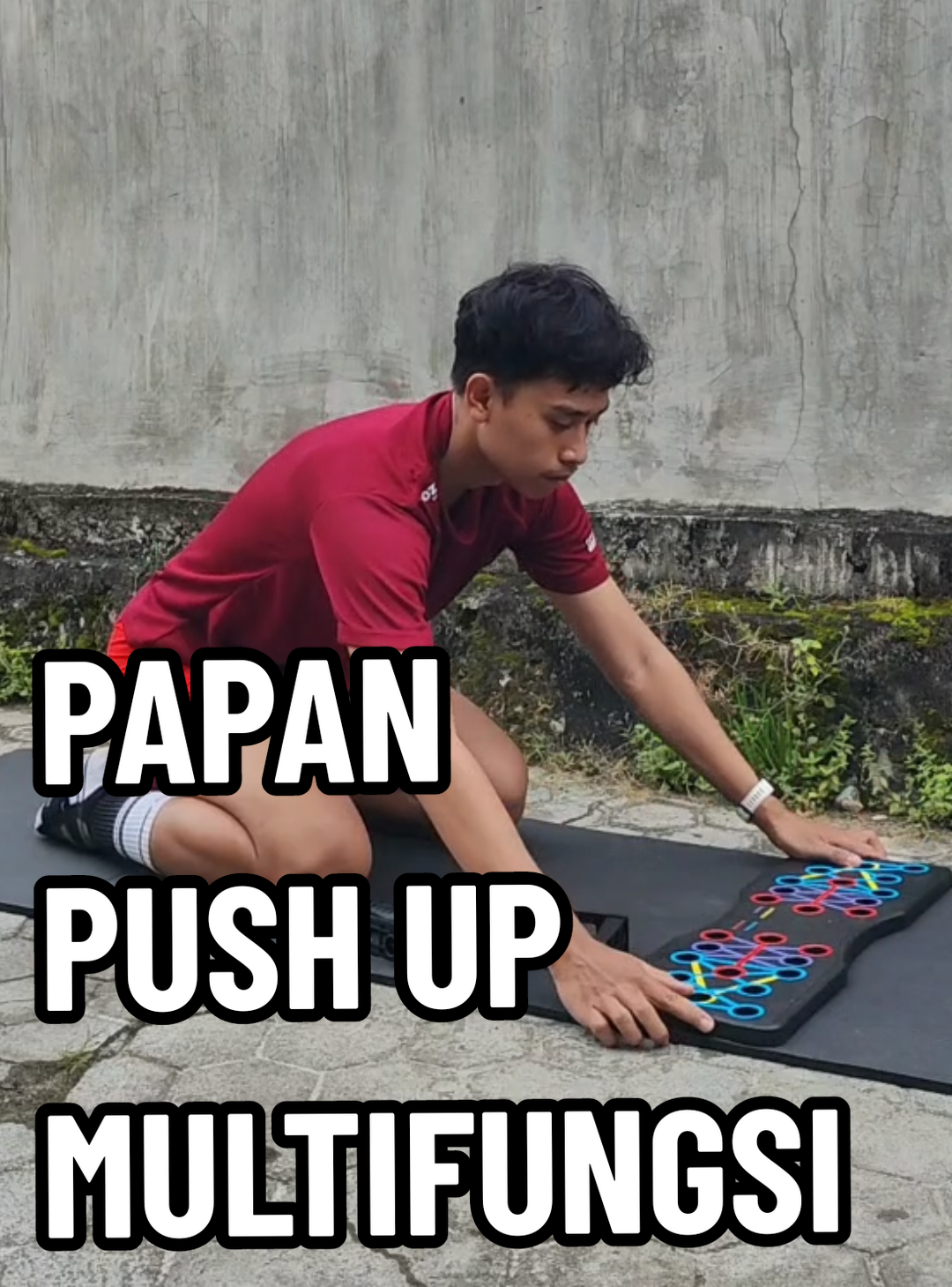 Papan push Up multifungsi!  #papanpushup #Push Up Board Free Shipping #pushupboard #pushup 