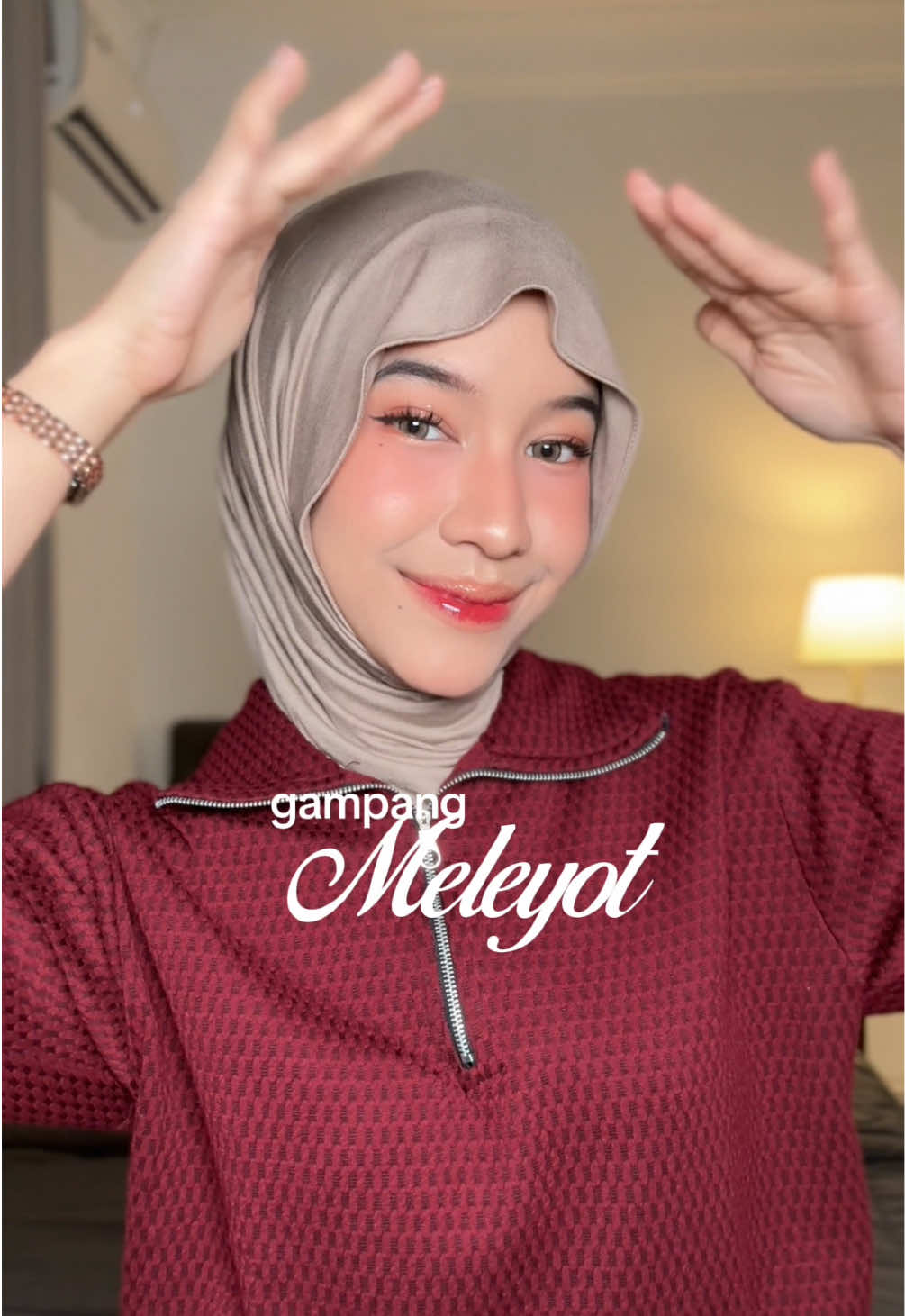 NO SPONSORED🚫 lagi suka bgttt pake pashmina instant kayak giniii🥹🧡🫶🏻  #pashminainstant #pashminakaos #tutorialpashminadimasukinbaju