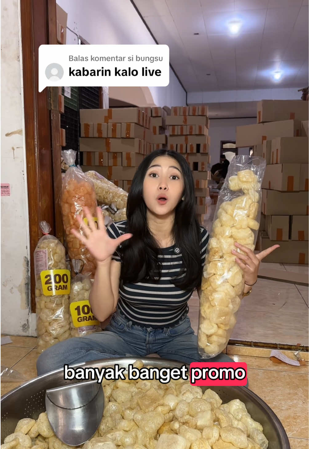 Membalas @si bungsu langsung join live sekarang ya bun 🥰 #kerupukkulit #cemilanmurah 