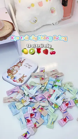 Kẹo trái cây bạc hà the mát nhiều vị siu ngon, được tặng kèm hộp thiếc đáng iu lắm 🍎🍑🍇🍒🍉 #keotraicay #keobacha #keotraicaykhongduong #kẹo #viral 