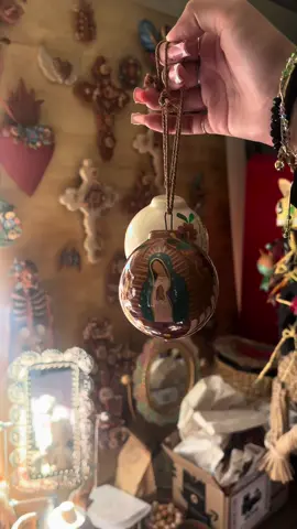 Virgencita ornaments 🙏🏻  @Jakesita  #christmasornaments #virgendeguadalupe #virgencita #virgenmaria #virgencitadeguadalupe 
