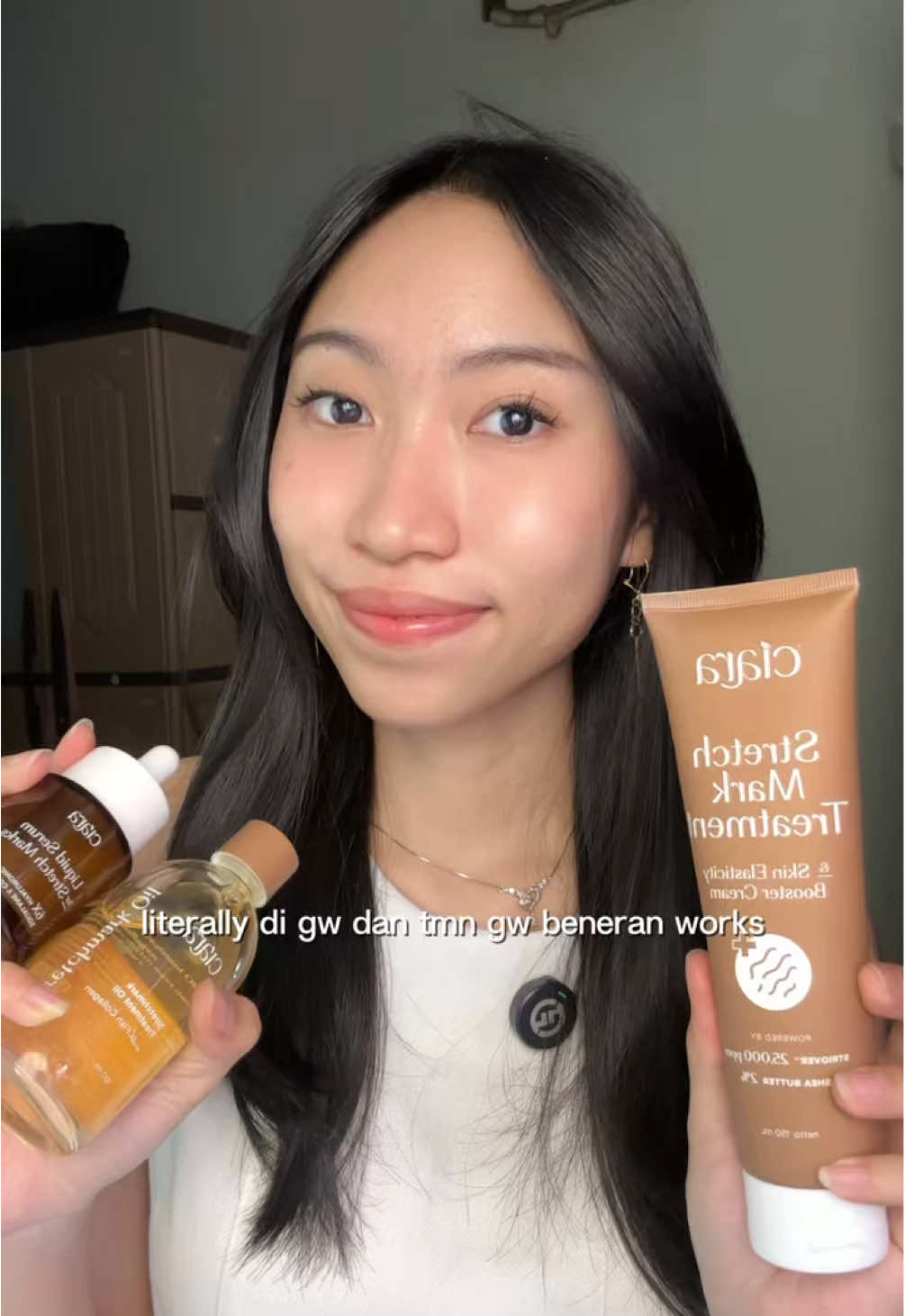 day ke 30 pake ciara udh keliatan bgt progressnya, buat yg punya #stretchmark juga kyak gw, cobain deh pake rangkaian nya #ciaraindonesia , it’s gonna work!  #stretchmarkserum #stretchmarkoil 