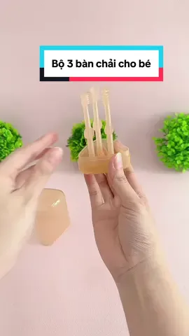 Bộ 3 bàn chải cho bé #banchai #banchaidanhrang #banchaidanhrangchobe #xuhuong 