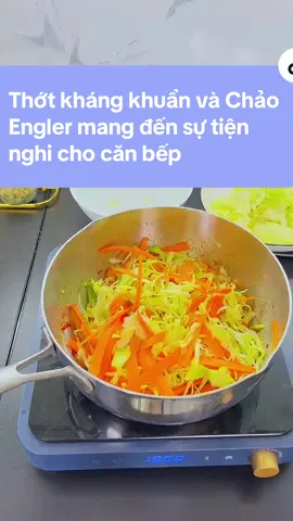 Sử dụng Chảo và Thớt Engler để nấu ăn đơn giản và tiện lợi! #chao #chaochongdinh #thot #thotkhangkhuan #engler 