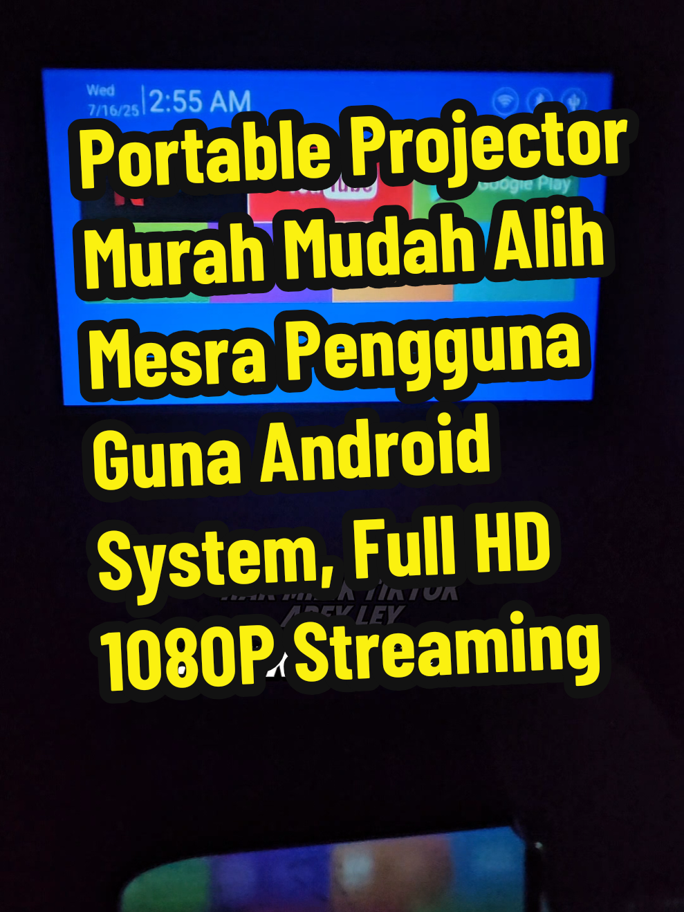 Projektor Mudah Alih, HY300, dengan ciri Android 11, WiFi 2.4G + 5G, 110 ANSI lumen, Cip Allwinner H713, Bluetooth 4.0, Resolusi 1080P Sesuai untuk Teater Rumah dan Penggunaan Luaran Audio Amplifier #projector #projektormurah #projektor #androidprojector #portableprojector 
