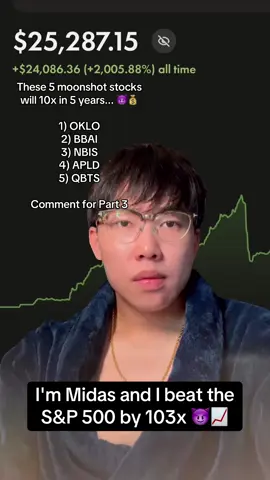I’m Midas and I beat the S&P 500 by 103x with my Picks 😈📈 #stocks #stock #stockmarket #stockstobuy #investing 