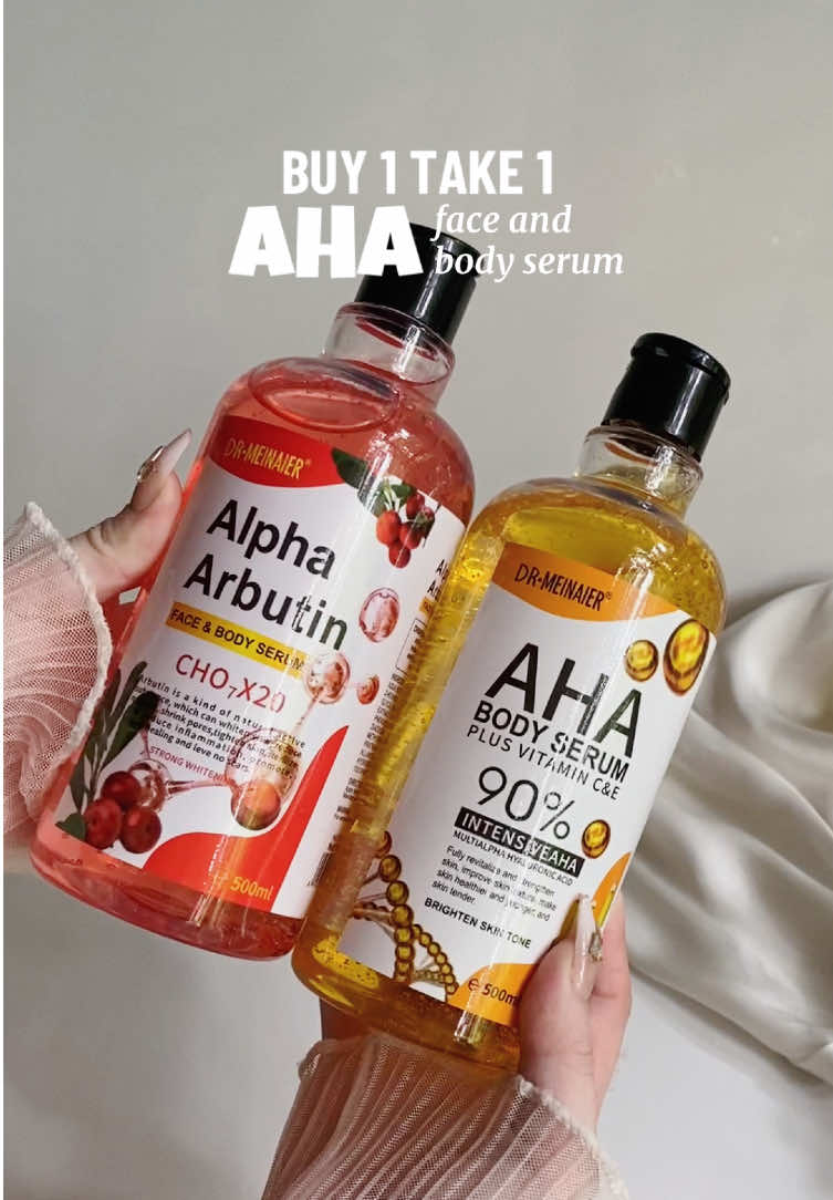 BUY 1 TAKE 1 na ✅ #aha #ahafaceandbodyserum #ahabodyserum #ahafacebodyserum #whiteningserum 