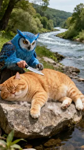 Another new story of orange cat today