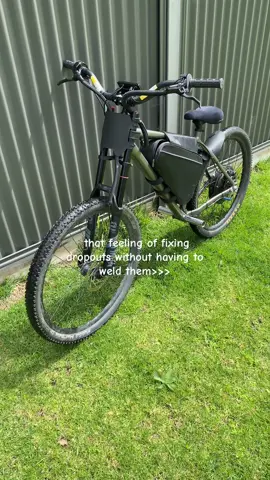 Dropouts fixed #powdercoat #ebike #conversionkit #fypシ゚viral #viral 