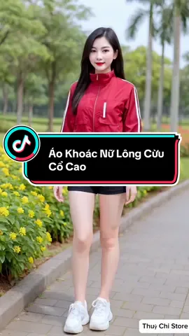 Áo Khoác Nữ Lông Cừu Cổ Cao. #aokhoacnu #thoitrangnu #xuhuong #viral #thinhhanh 