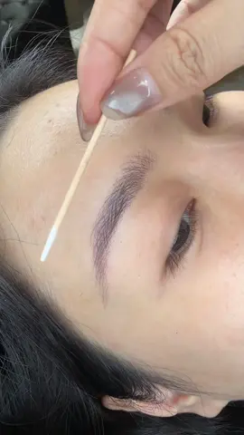 Feedback thực tế sợi sau bong tại Tâm ạ#viral #sợihairstrokes #pmu #brows #viralvideo 