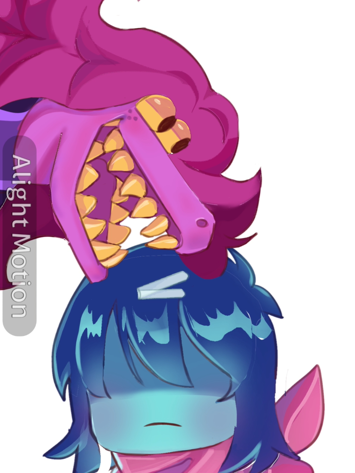 the chalk thief 🗯🚓 #animatic #deltarune #drawing #fanart #funny