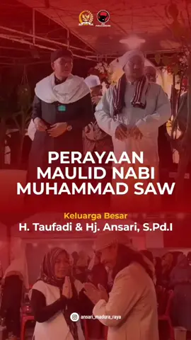 Sebagai wujud cinta kepada Nabi Besar Muhammad SAW, kami keluarga besar H.Taufadi dan Hj. Ansari, S.Pd.I menggelar Maulid Nabi Muhammad SAW. Mari lantunkan sholawat dan semoga kita semua mendapatkan syafaat dan kelak diakui sebagai ummat Nabi Muhammad. Amin ya Rabbal Alamin. #hjansari #dprri #fraksipdiperjuangan #pdiperjuangan 