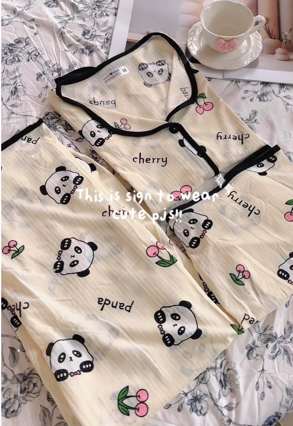 These PJs are cuter than my entire wardrobe!! 🫶✨ #sleepwear #pjs #pajamas #aesthetic #softgirl 