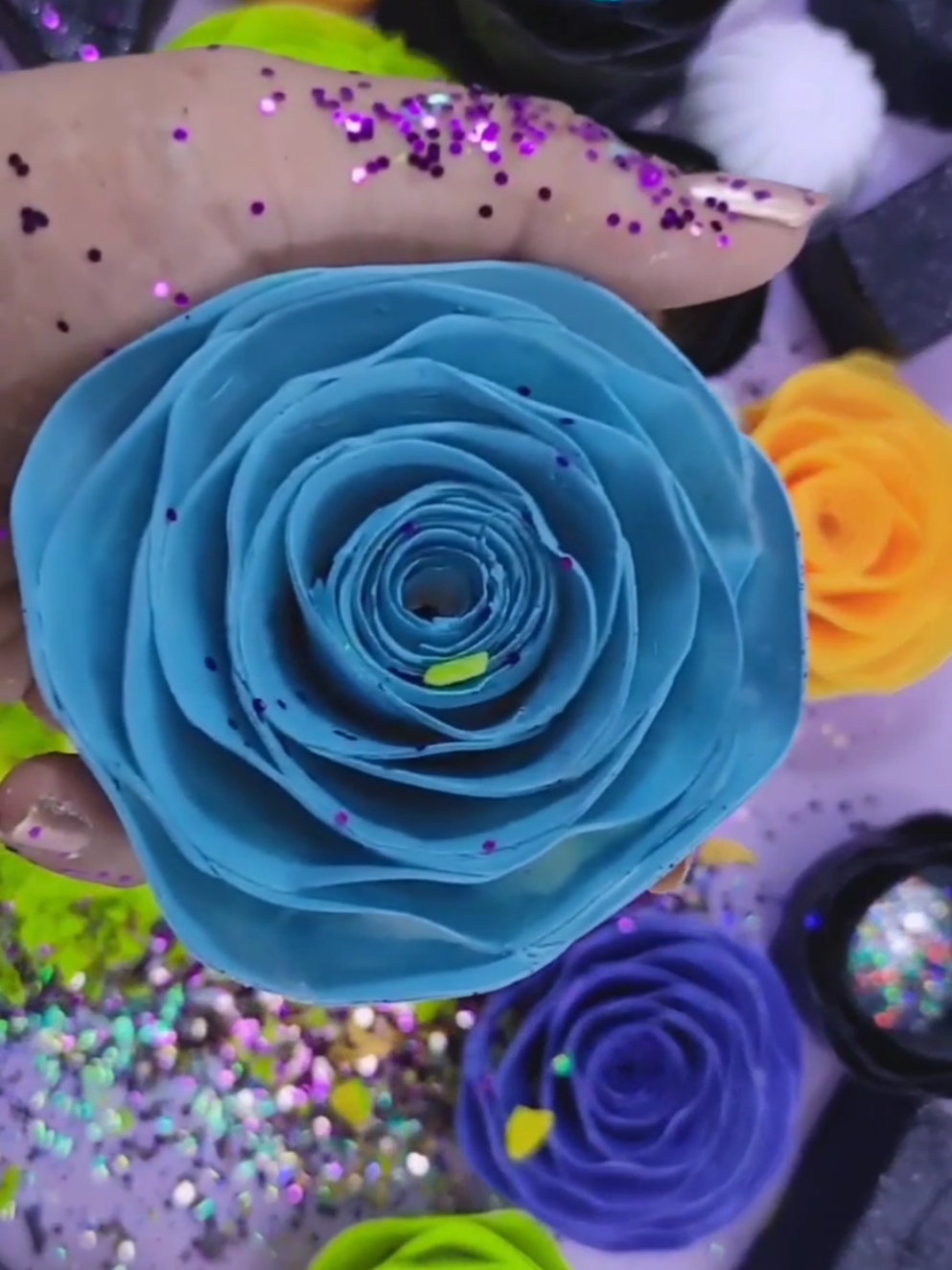 Soap flowers  #ASMR #asmrvideo #satisfyingvideo #asmrtiktoks #asmrsounds 