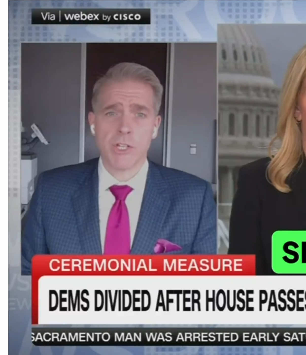 Scott Jennings reacts to democrats ripping the Charlie Kirk memorial service #scottjennings #cnn #charliekirk #fyp #democrat 